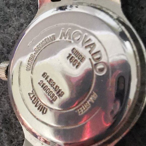 Ladies Movado Watch, stainless steel watch and strap, adjustable, size 7.5 now. - Picture 5 of 10